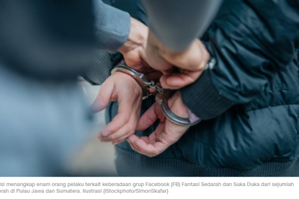 Polisi Tangkap 6 Pelaku Terkait Grup Inses Fantasi Sedarah dan Suka Duka