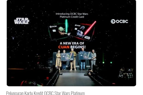 Bank OCBC Gandeng Disney Luncurkan Kartu Kredit Star Wars Platinum
